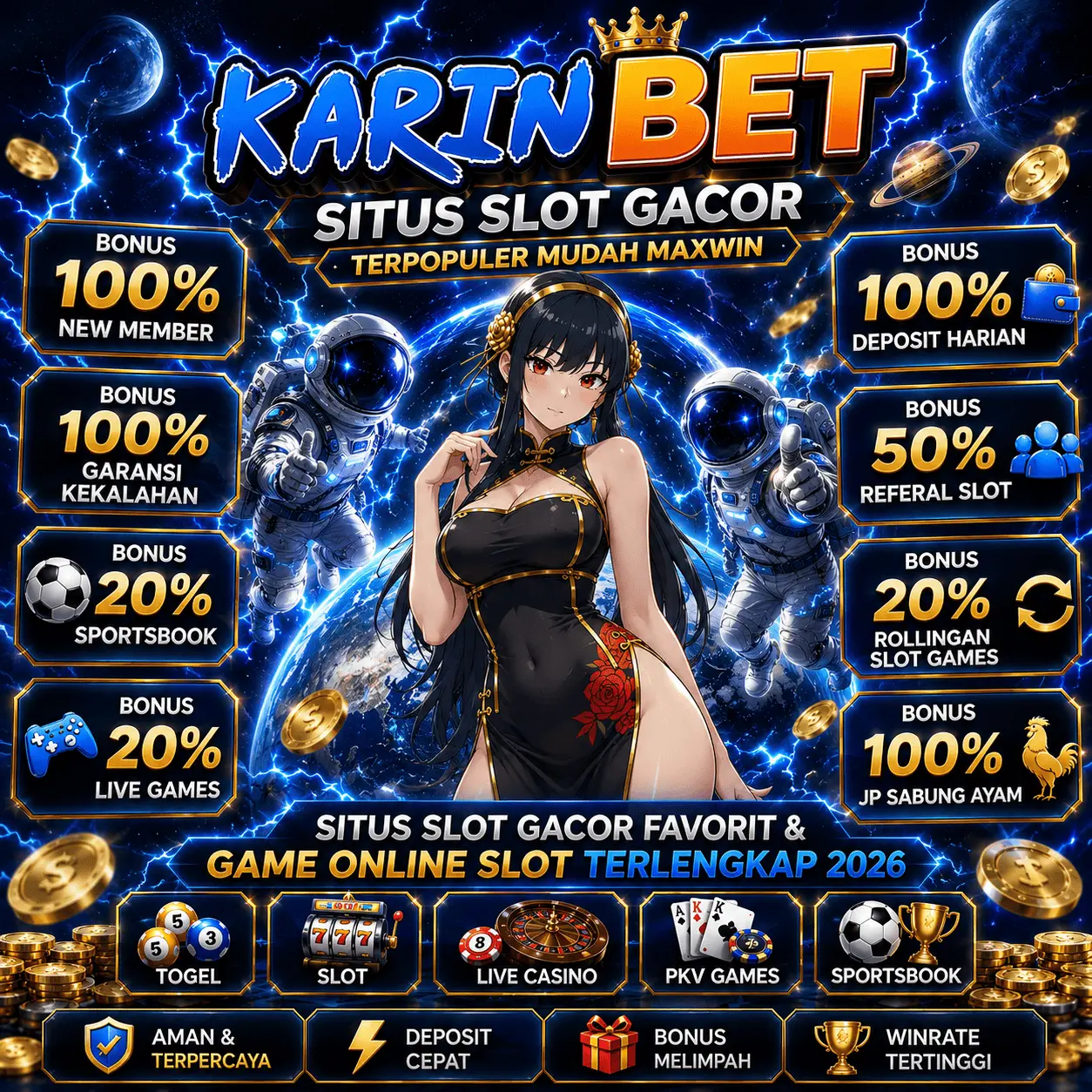 Daftar KarinBet Slot Online